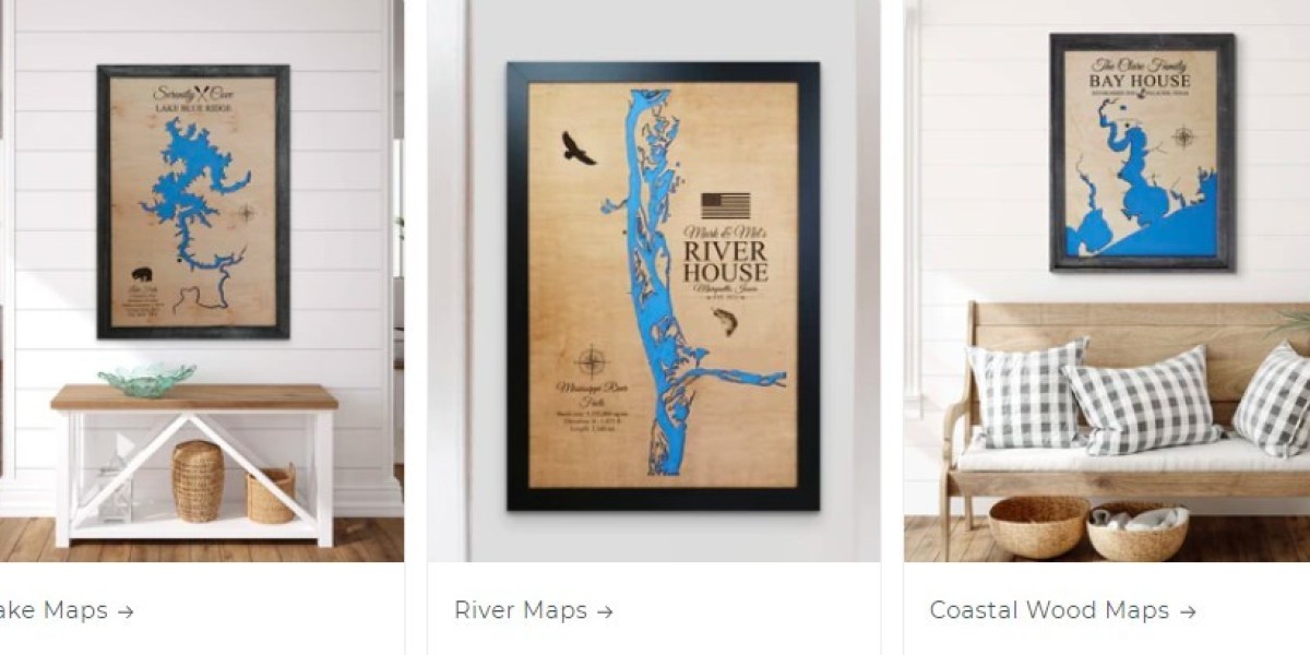 Discover the Beauty of Custom Wood Maps